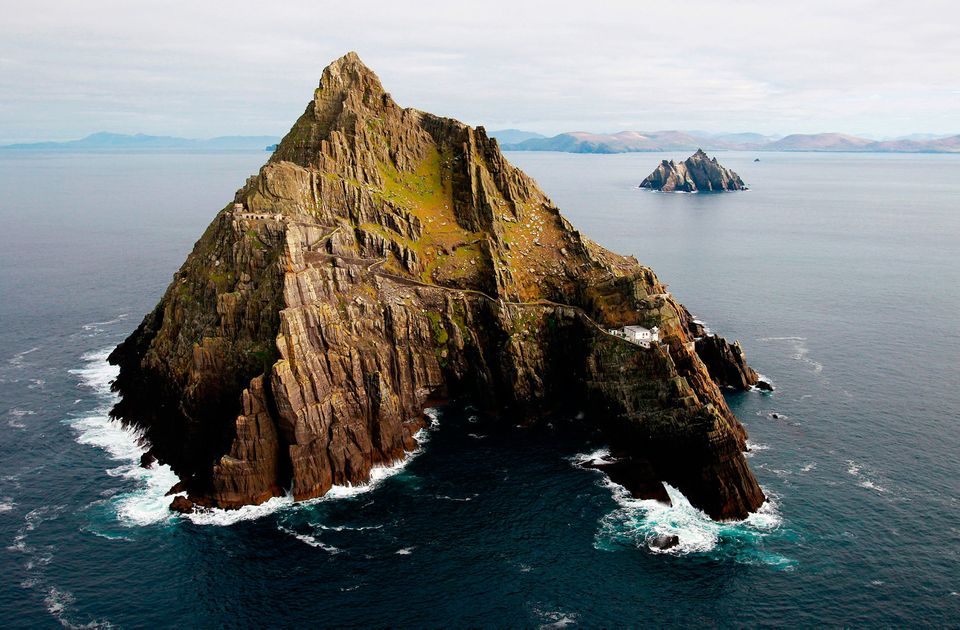 Skellig Michael features in 'Star Wars: The Last Jedi' Photo: Brian Lawless/PA Wire