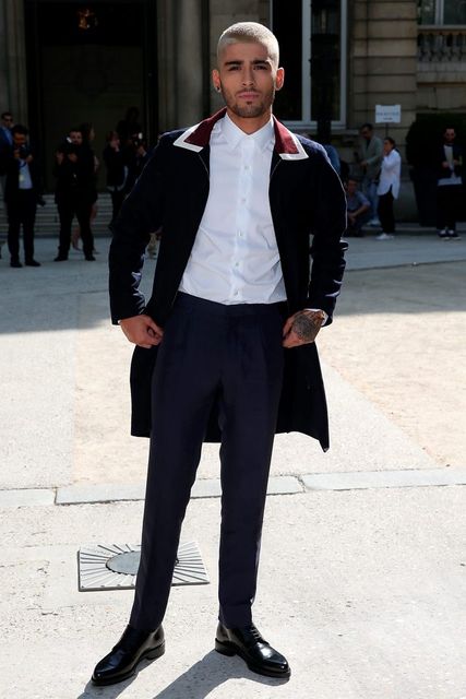 Zayn Malik takes fashion risk at Louis Vuitton show in Paris