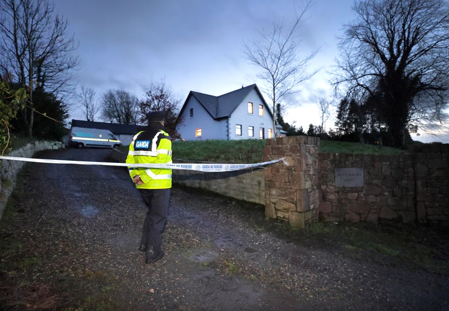 The house outside the village of Kilross, Co Tipperary, where the body of a man was discovered. Photo: Frank McGrath