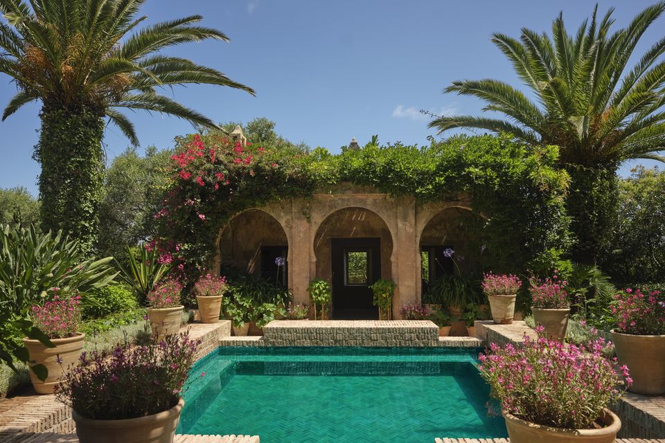The plunge pool at Villa Mabrouka in Morocco. Photo: Andrew Montgomery