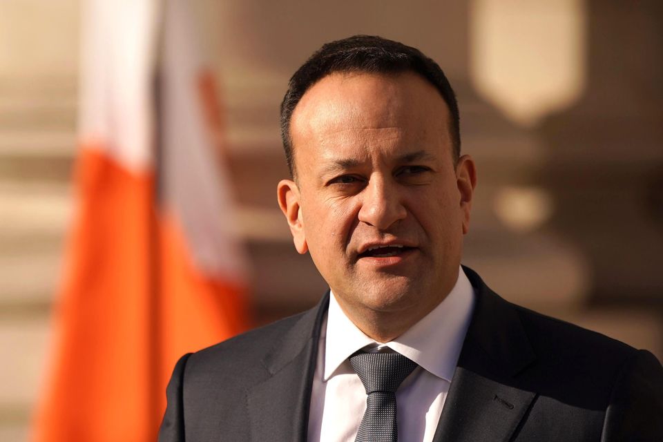 Leo Varadkar has promised enduring Irish support for Ukraine after a year of war (Niall Carson/PA)