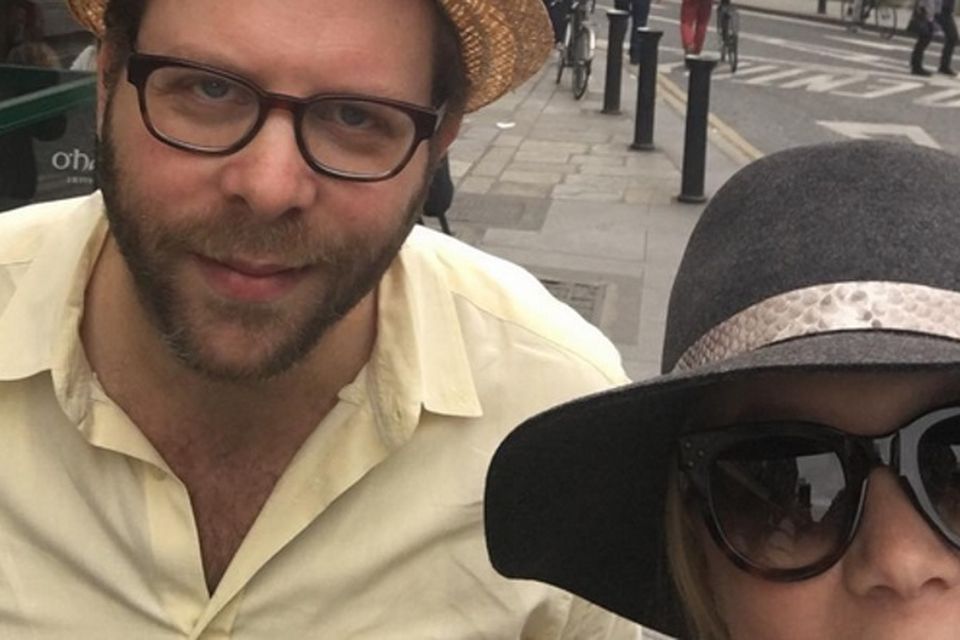 Amy Schumer with her brother Jason Stein in Dublin. Picture: Instagram