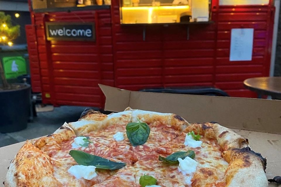 Food truck Wildfire Pizza, at Flanagans Bar, Lahinch, Co Clare