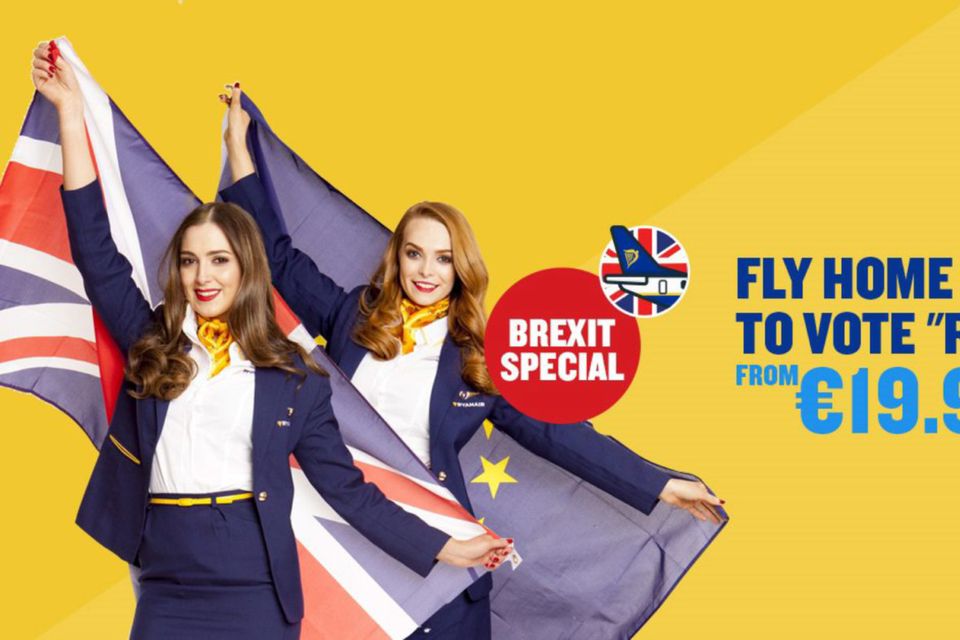 Ryanair brexit ad