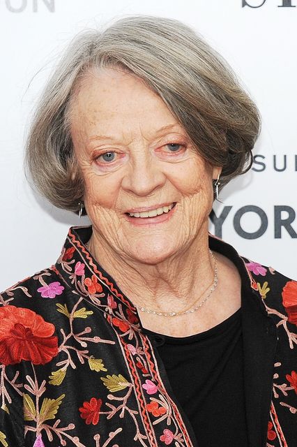 Maggie Smith attends a screening of her film "The Lady In The Van" in 2015 in London, England. Photo by Dave J Hogan/Getty Images