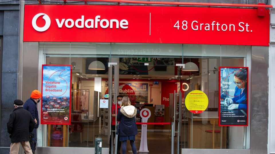 Vodafone is a new entrant in 59th place