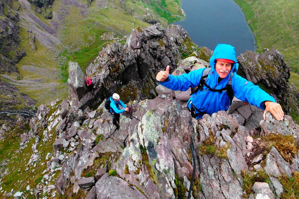 Climbing in Kerry's Reeks District. Photo: KerryClimbing.ie