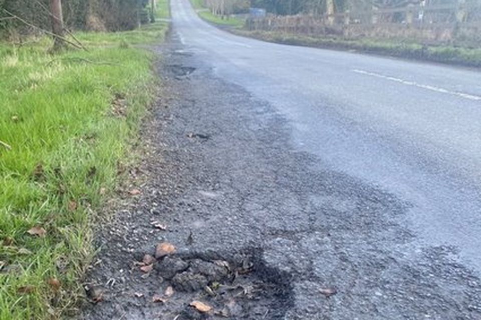The roads around Termonfeckin, Cloghherhead and pictured Grangebellew are pocked with potholes.