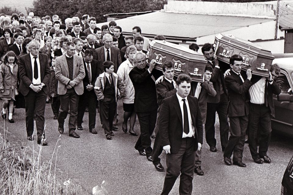 The funeral of Teresa and Charlie Fox
