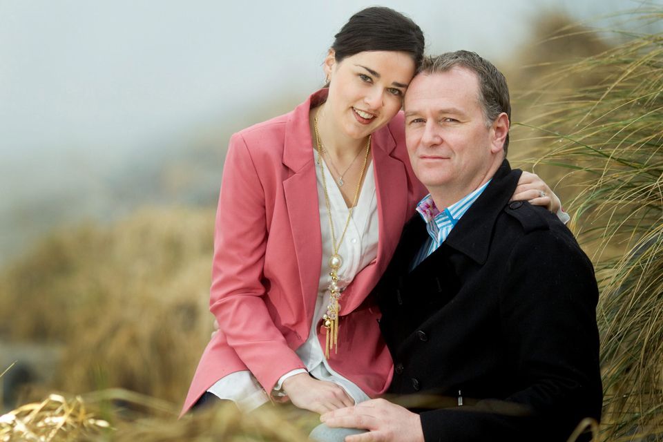 From the heart: Rita Talty and Daithi O Se.