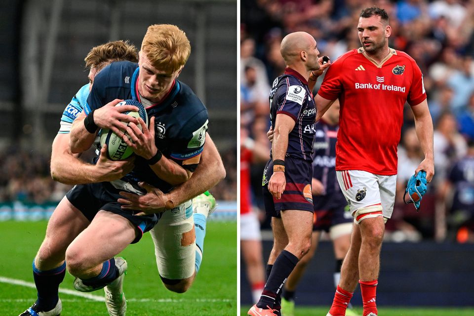Leinster's Tommy O'Brien impressed; Munster's Tadhg Beirne led by example in the second half