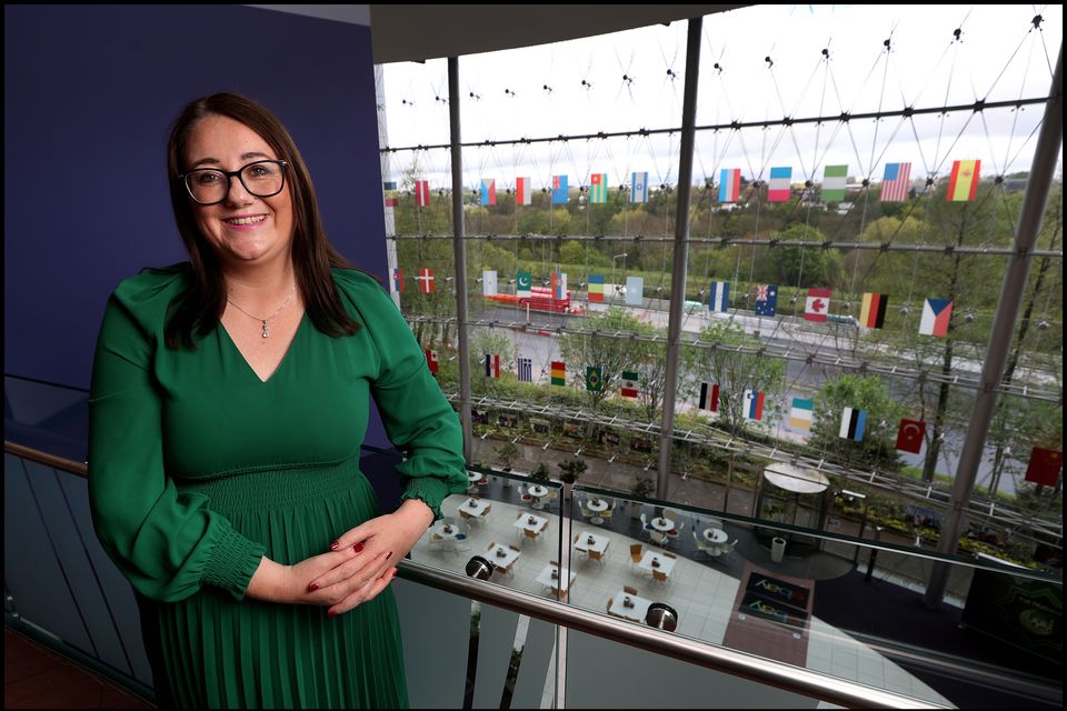 Siobhán Curtin at eBay’s EU headquarters in Blanchardstown. Photo by Steve Humphreys