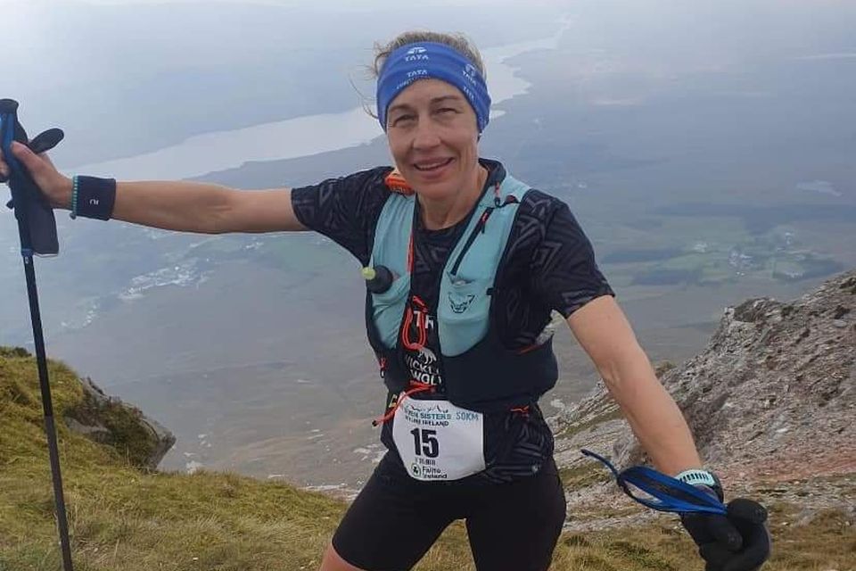 Rebecca Carolan of Boyne AC at the Seven Sisters Skyline 55k Ultra.