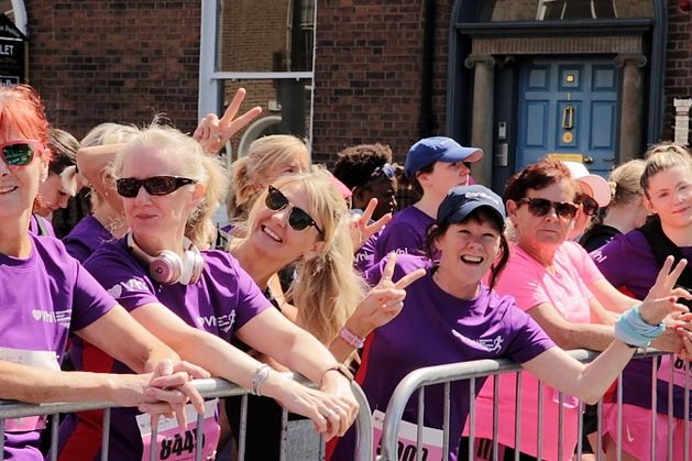 Sun comes out for Women’s Mini Marathon as more than 25,000 runners take to the streets