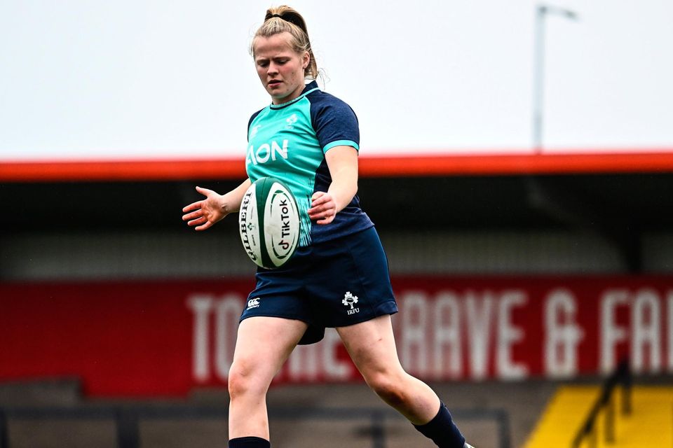 Dannah O’Brien is really talented. A county footballer with Carlow and one of the top scorers in the Women’s AIL last season. But she is only 19. Photo: Sportsfile