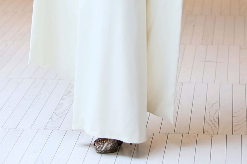 brown thomas white dress Blaine Brown and Cream Polka Dot Maxi Dress main image 1