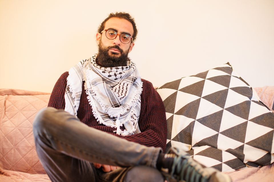 Talha AlAli organised the Stop Starving Gaza initiative. Photo: Mark Condren