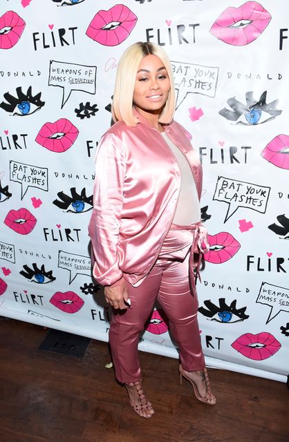 Blac Chyna attends Flirt Cosmetics x Amber Rose Event on October 20, 2016 in Los Angeles, California.  (Photo by Vivien Killilea/Getty Images for Flirt Cosmetics)