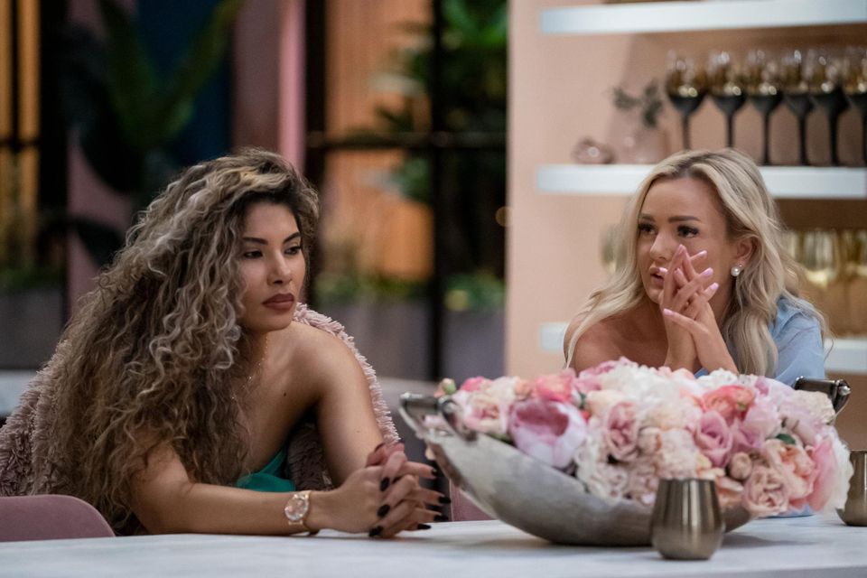 Dating hopefuls Jackie and Micah in season four of Love Is Blind