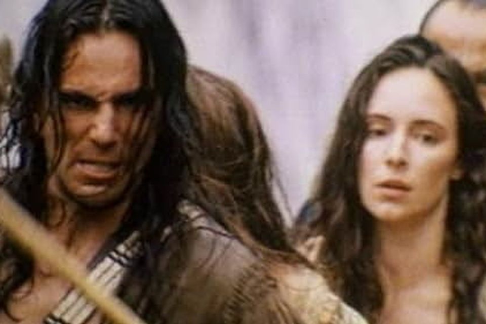 Daniel Day-Lewis and Madeleine Stowe in The Last of the Mohicans (Saturday, Channel 4, 11.10p.m.)
