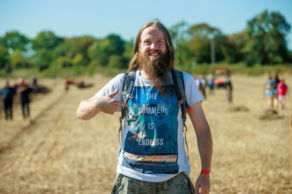 Enjoying day two of  the National Ploughing Championships in Ratheniska. Pic: Mark Condren