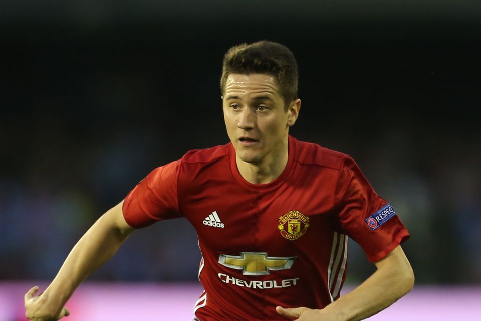 Ander Herrera is waiting for a chance for for more playing time at Manchester United