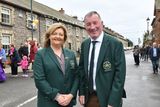 thumbnail: Greenore Captains Siobhan Byrne and Paul Rogan at the Greenore Port and Village 150th Anniversary celebrations. Photo: Ken Finegan/www.newspics.ie