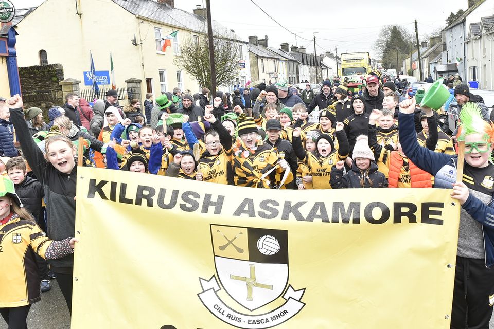 Kilrush Askamore during the St Patrick's Day parade in Carnew. Pic: Jim Campbell