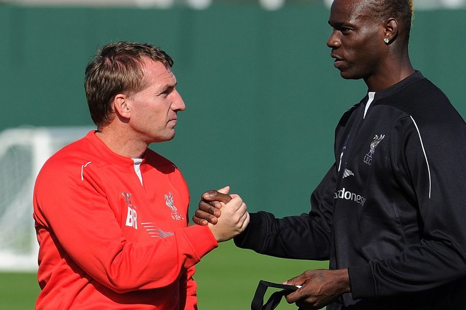 Liverpool manager Brendan Rodgers has publicly criticised Mario Balotelli on a number of occasions recently for his lack of creativity and goals. Photo credit: Andrew Powell/Liverpool FC via Getty Images