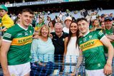 thumbnail: GAA All-Ireland Senior Football Championship Final, Croke Park, Dublin 24/7/2022. Kerry’s David Clifford and Paudie Clifford celebrate with his parents Ellen, Dermot and sister Shelly. Mandatory Credit ©INPHO/James Crombie
