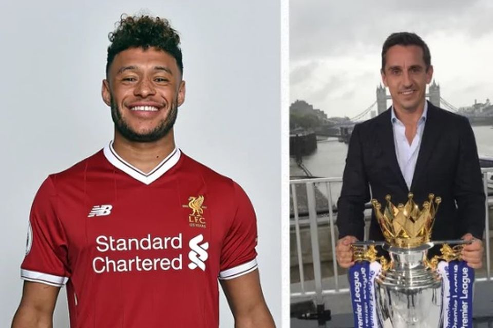 Gary Neville believes Oxlade-Chamberlain faces an uphill battle to make it into Liverpool's first team. CREDIT: REUTERS