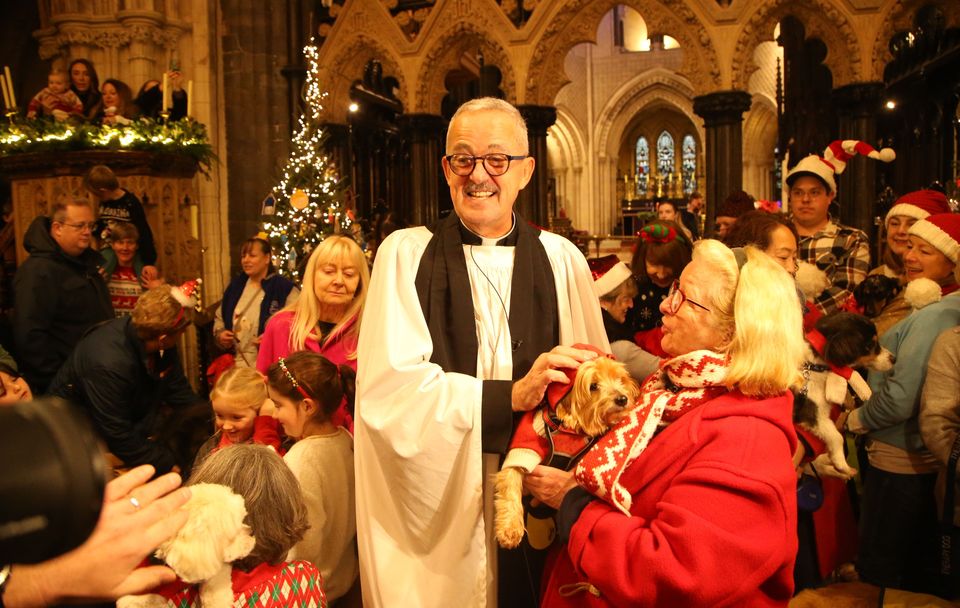 Choir of canines gather for annual carol service at Christ Church ...