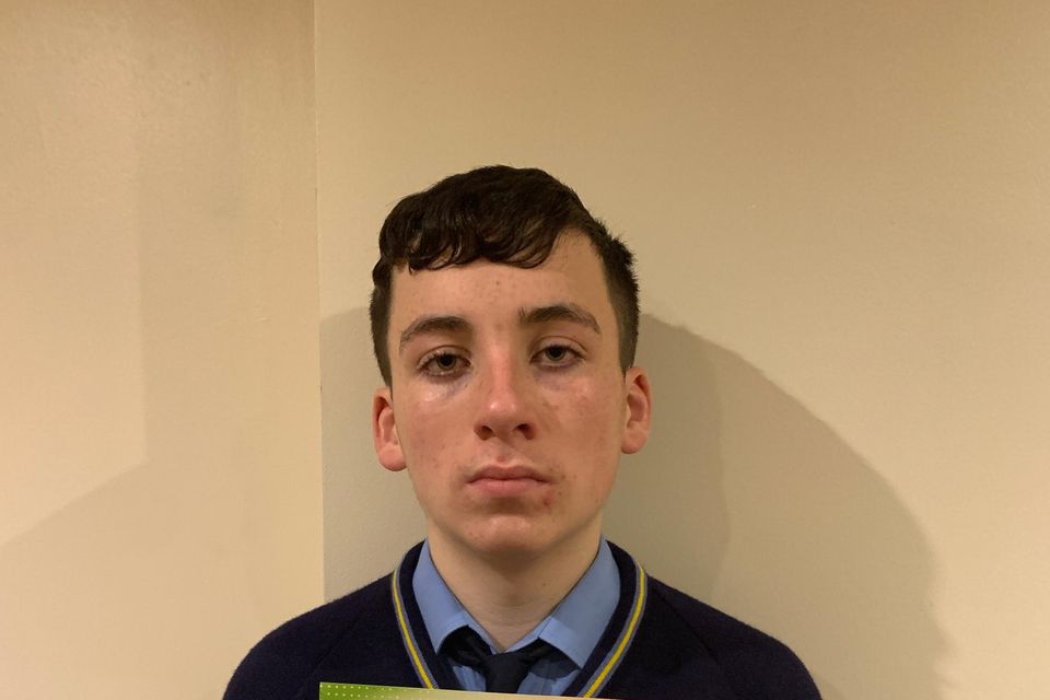 Ross O’Boyle (16) from Portmarnock Community College Dublin was the individual winner of the competition