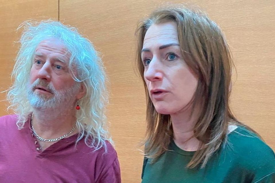 Irish MEPs Mick Wallace and Clare Daly Photo: Cate McCurry/PA