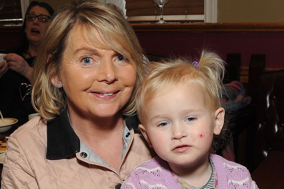 Eileen Murray and Isla Jensen at the Advocates for Autism coffee morning in the Loch Garman Arms Hotel.
