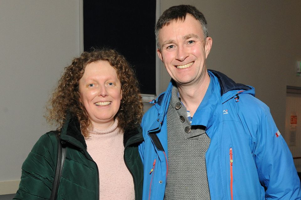 Tina O'Regan and Patrick Lacey attended 'The Year of the Hiker' presented by Coolgreany Drama Group in St Mogues Hall, Inch on Saturday evening. Pic: Jim Campbell