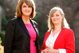 thumbnail: Tainaiste Joan Burton and Mairia Cahill pictured for news.  Picture;  GERRY MOONEY.  1/10/15