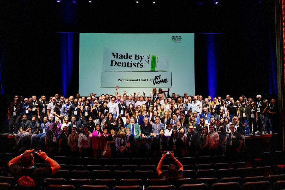Some of the group of 450 investors who managed to attend the Las Vegas convention of the AACA (American association of Clear Aligners) last week