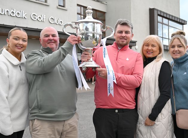 See photos as Caolan Rafferty returns to Dundalk Golf Club with East of Ireland triumph