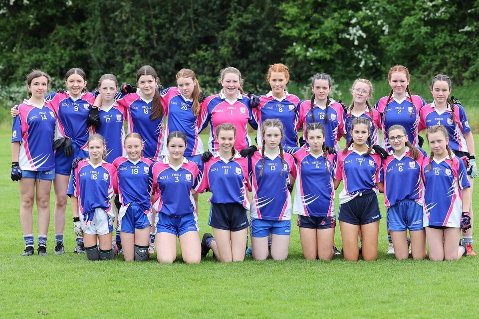 The Killavullen under 14 girls team - North Cork Premier Championship runners up.