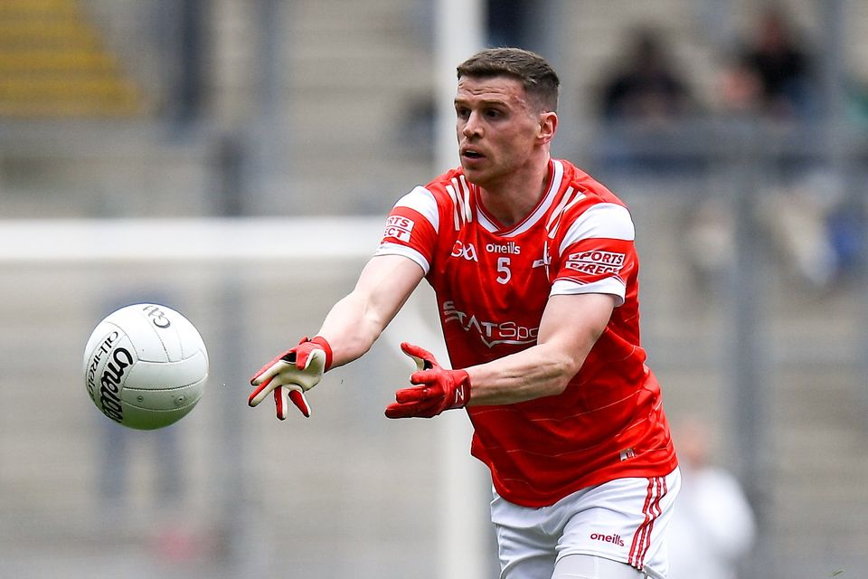 Conall McKeever was given the task of shutting down Niall Kelly and he couldn’t have done a better job, snuffing out the centre-forward’s attacking threat and always putting him on the back foot.