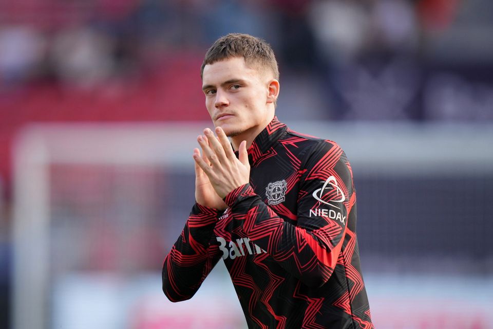 Florian Wirtz has arrived in England ahead of his move to Liverpool