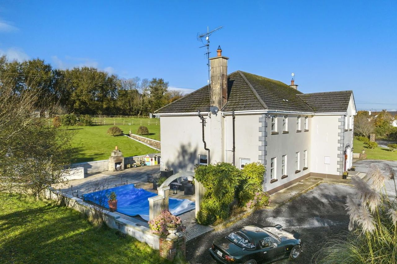 See inside the Wexford house with outdoor swimming pool and paddocks on