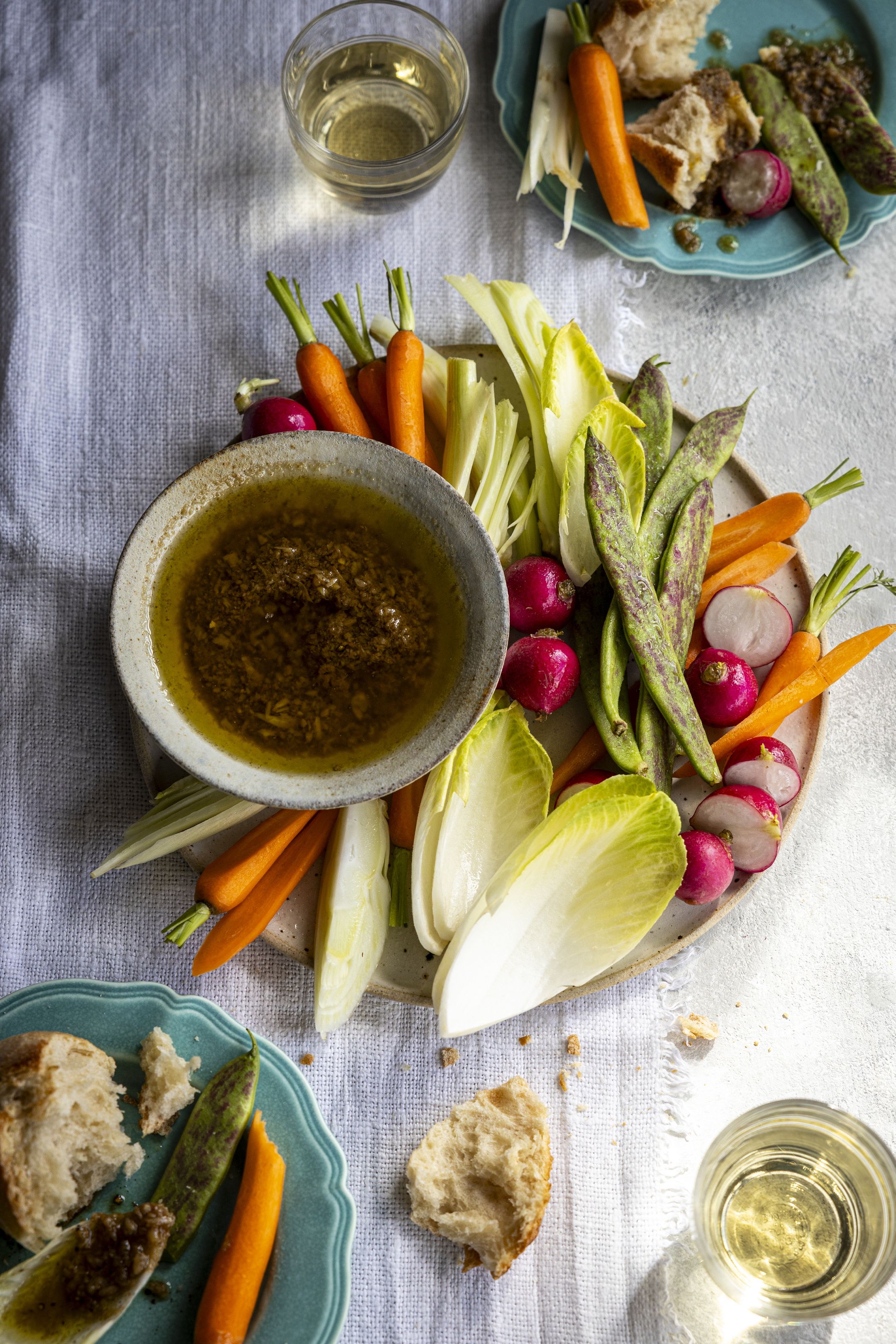 Bagna Cauda with Raw Vegetable Crudites - Donal Skehan