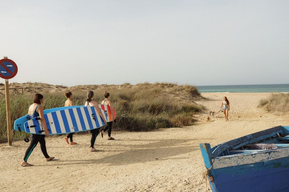 Surf's up – if you don’t catch the bug, you can just relax on the beautiful beach