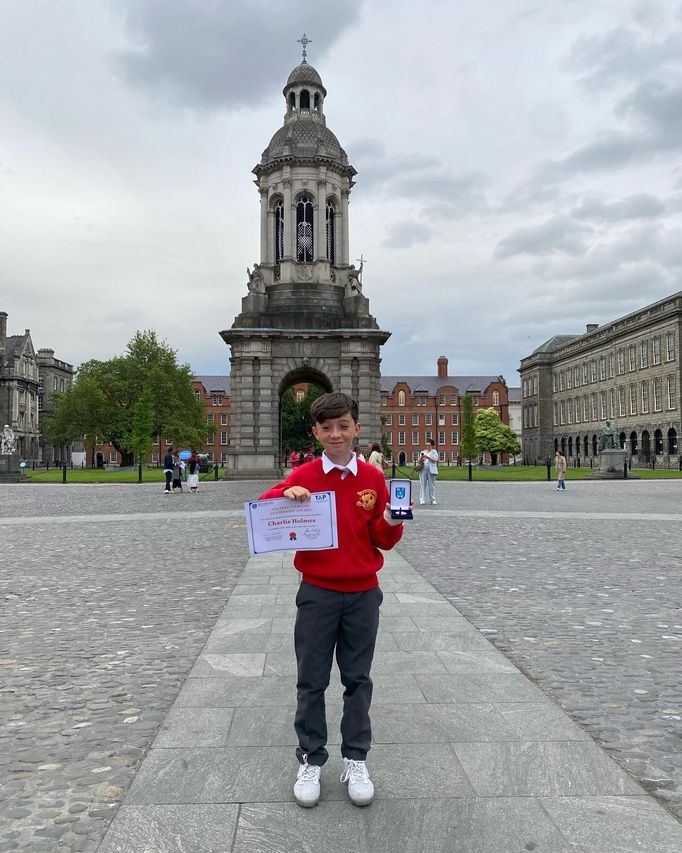 Crumlin boy (12) ‘like a little politician’ after winning award at ...