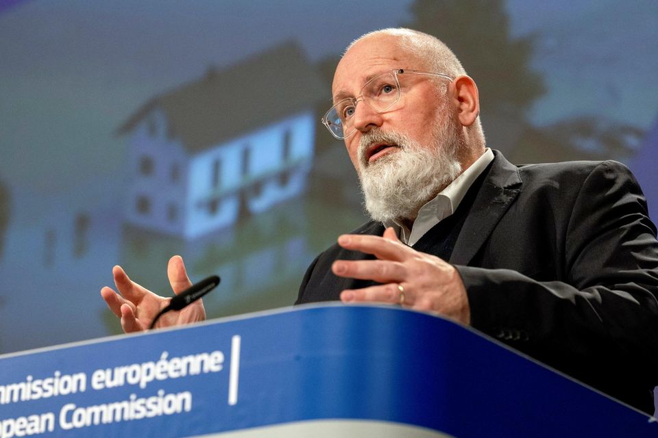 European Union climate chief Frans Timmermans. Photo: Olivier Matthys/ Reuters