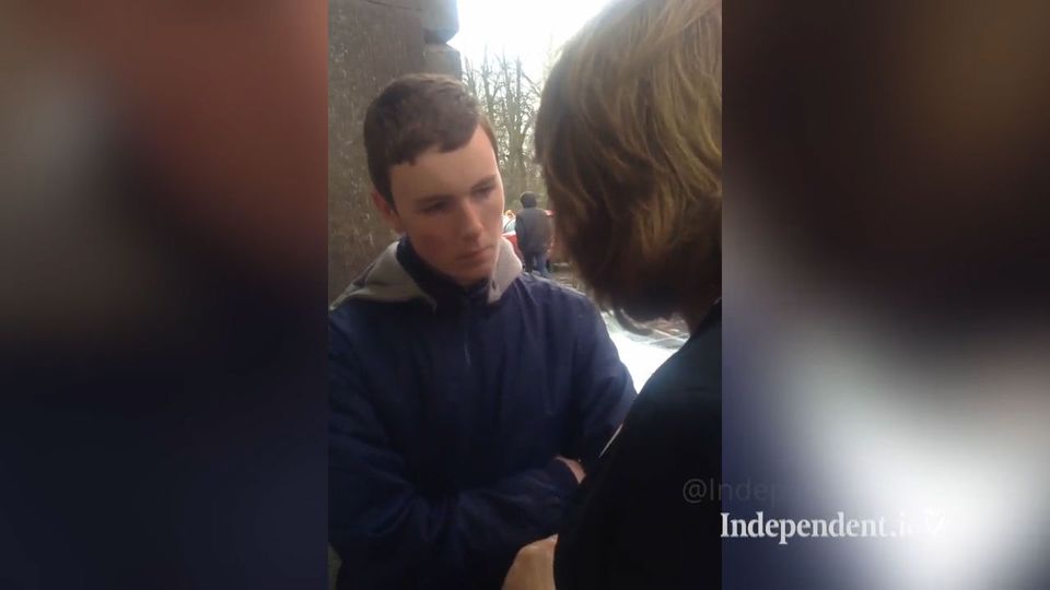 Angry teen tells T naiste Joan Burton to shove water bill up her