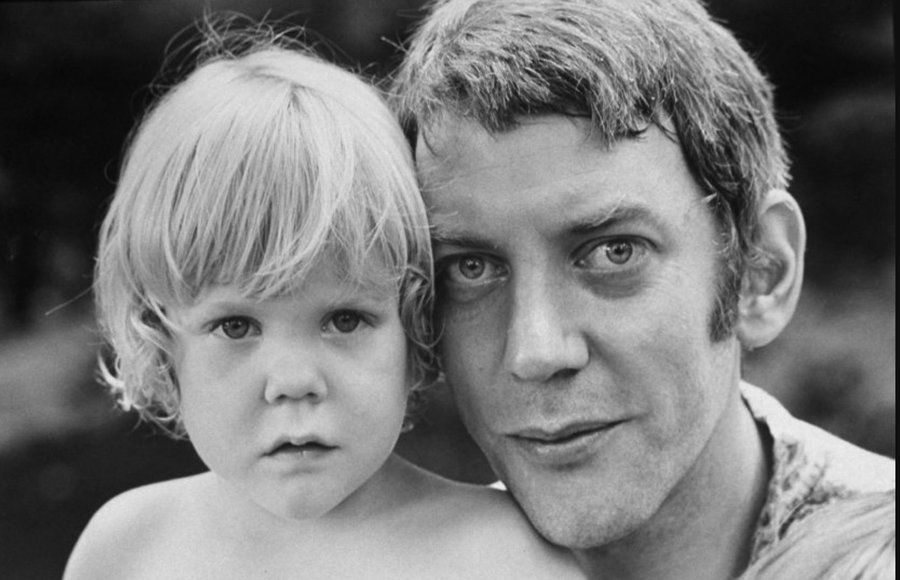 A photo shared on social media by Kiefer Sutherland of he and his father Donald Sutherland