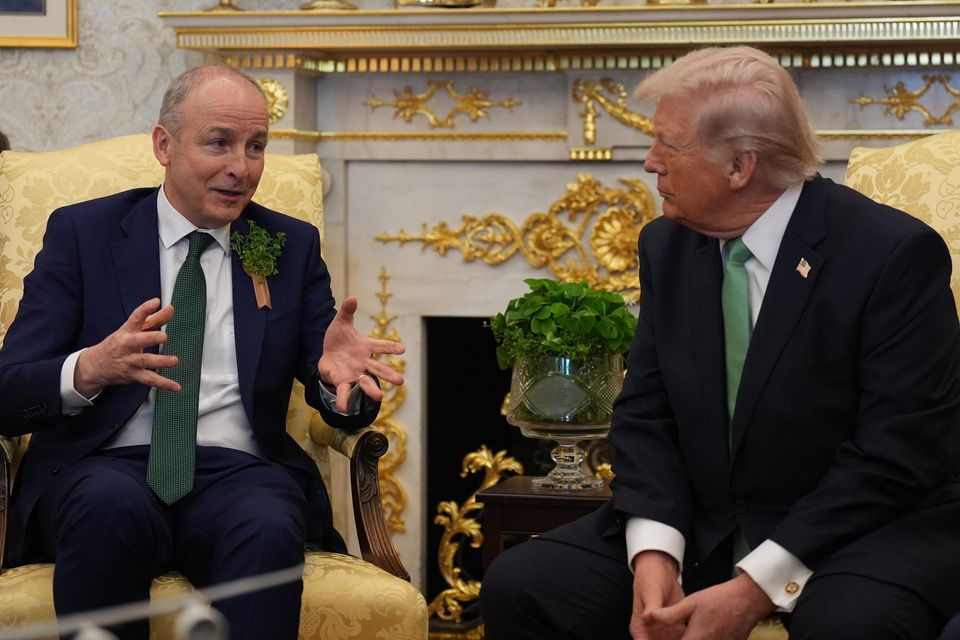 Taoiseach Micheál Martin played his visit to the US and meeting with president Donald Trump expertly. Photo: Getty